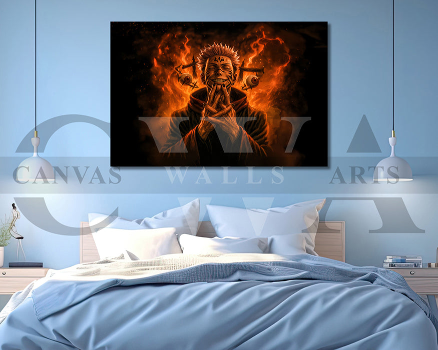 Satoru Gojo Limitless Domain Canvas Wall Art