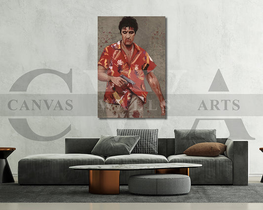 Scarface Canvas Wall Art