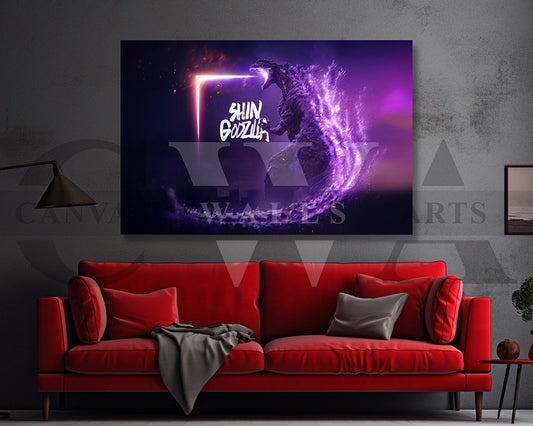 Shin Godzilla Canvas Wall Art