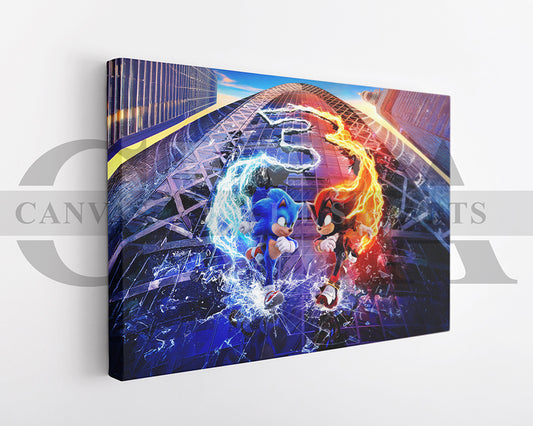 Sonic The Hedgehog Canvas Wall Art