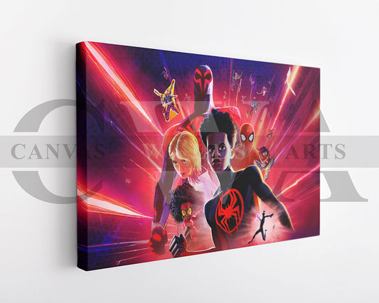 Spider-Man Across The Spiderverse Canvas Print