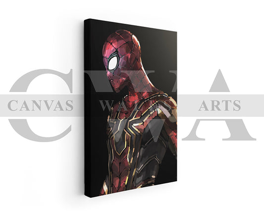 Spider Man Canvas Wall Art Abstract Movie Poster