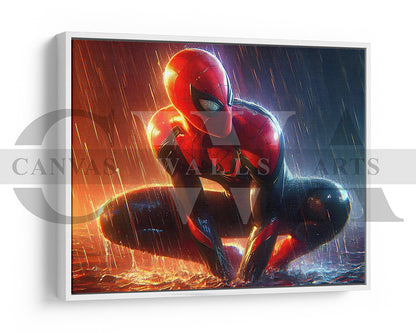 Spider-Man The Towering Hero Canvas Wall Art