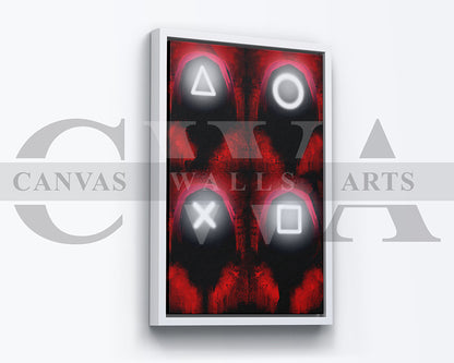 Squid Game Canvas Wall Art Movie Poster