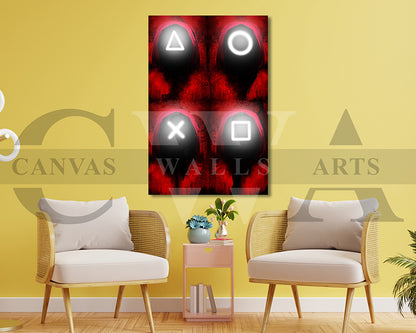 Squid Game Canvas Wall Art Movie Poster