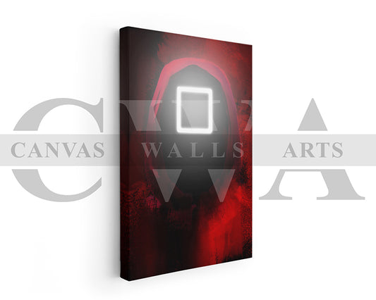 Squid Game Square Canvas Wall Art Movie Poster