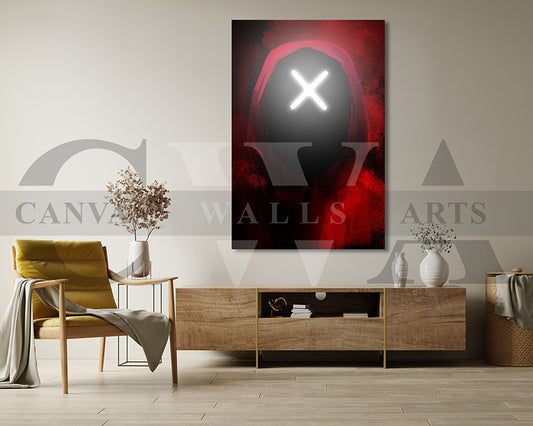 Squid Game X Canvas Wall Art Movie Poster