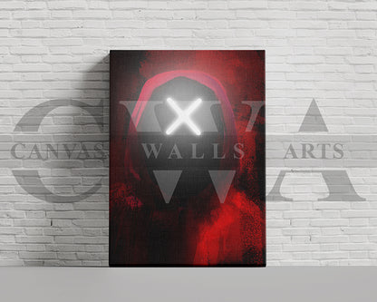 Squid Game X Canvas Wall Art Movie Poster