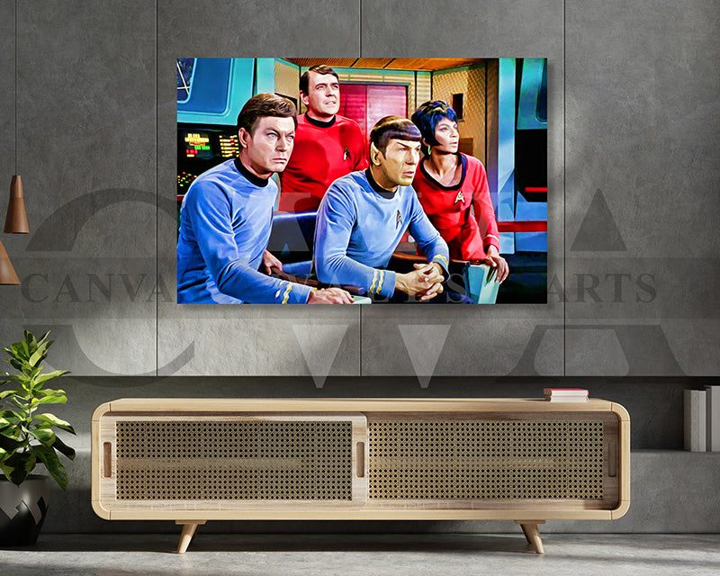 Star Trek Canvas Wall Art Movie Oil Painting Canvas Print