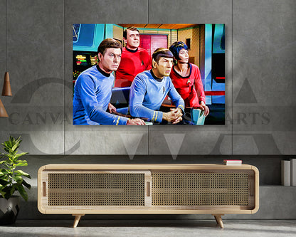 Star Trek Canvas Wall Art Movie Oil Painting Canvas Print
