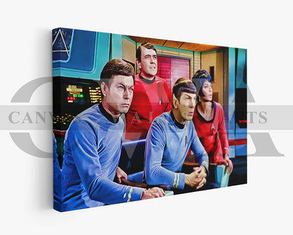 Star Trek Canvas Wall Art Movie Oil Painting Canvas Print