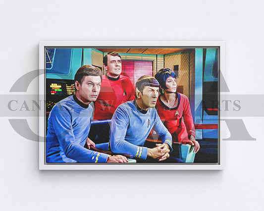 Star Trek Canvas Wall Art Movie Oil Painting Canvas Print