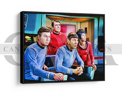 Star Trek Canvas Wall Art Movie Oil Painting Canvas Print