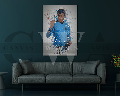 Star Trek Im A Doctor Not A Picture Canvas Wall Art