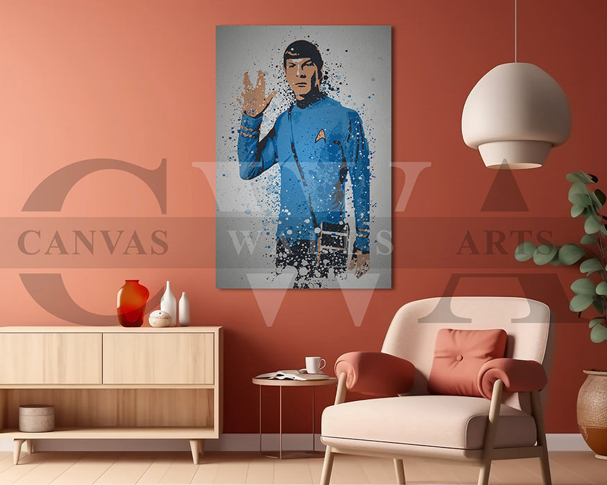 Star Trek Live Long And Prosper Canvas Wall Art