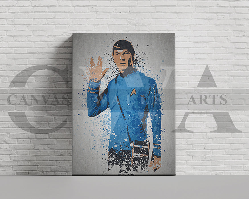 Star Trek Live Long And Prosper Canvas Wall Art