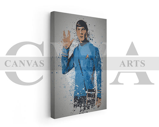 Star Trek Live Long And Prosper Canvas Wall Art