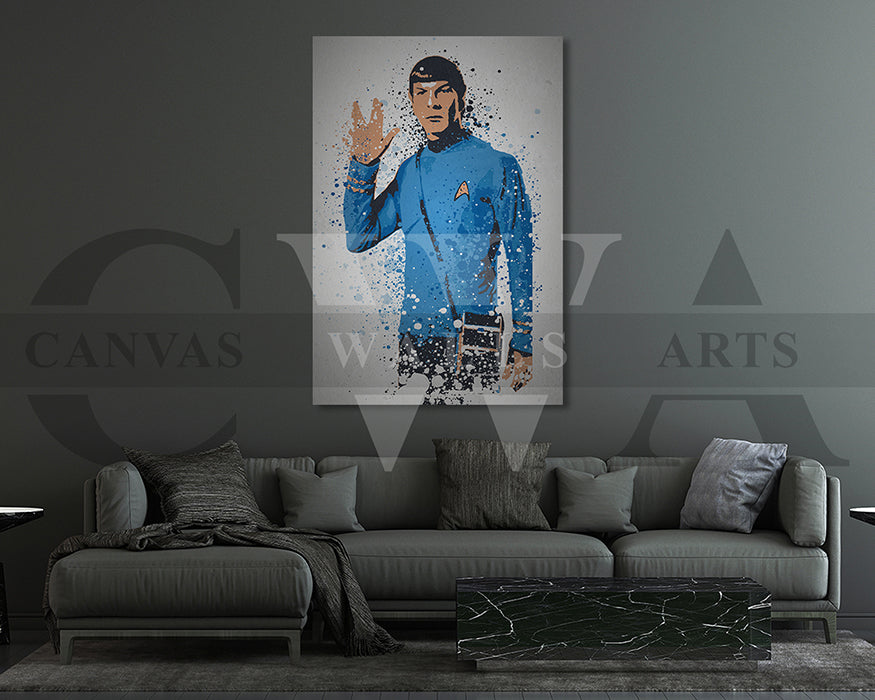 Star Trek Live Long And Prosper Canvas Wall Art