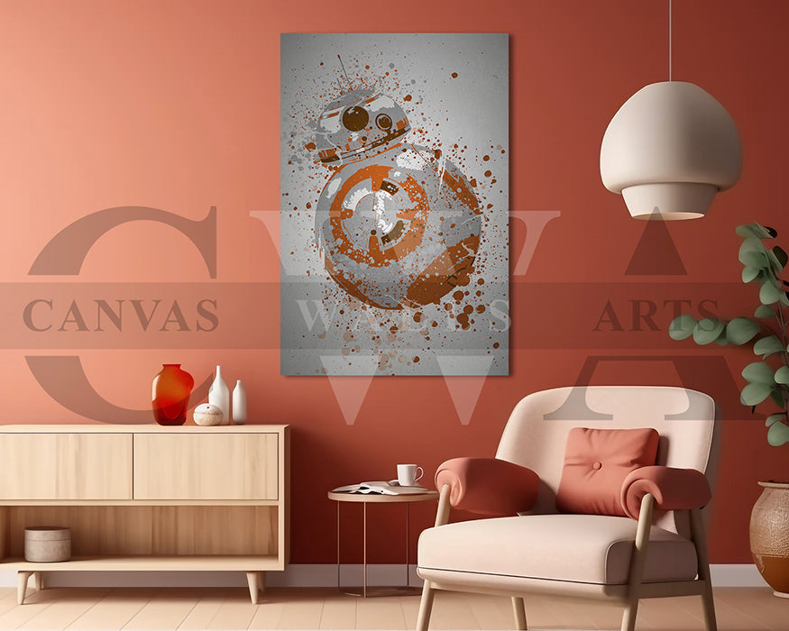 Star Wars Ball Droid Canvas Wall Art