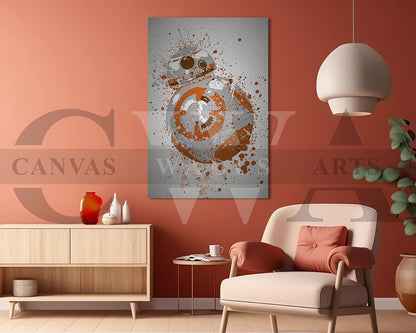 Star Wars Ball Droid Canvas Wall Art