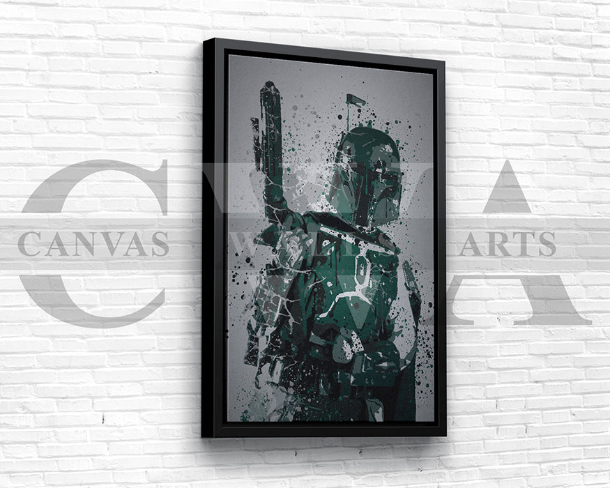 Star Wars Bounty Hunter Canvas Wall Art