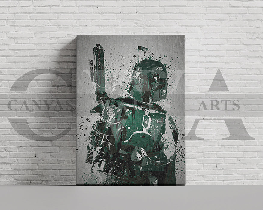 Star Wars Bounty Hunter Canvas Wall Art