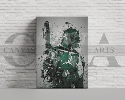 Star Wars Bounty Hunter Canvas Wall Art