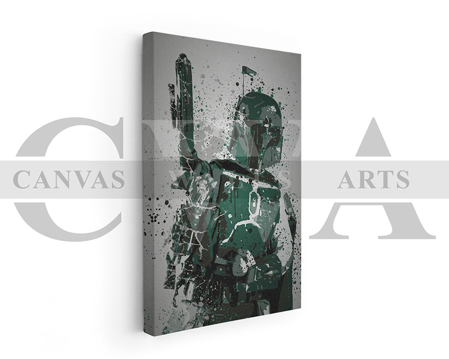 Star Wars Bounty Hunter Canvas Wall Art