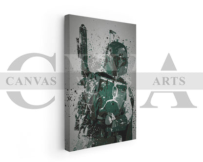 Star Wars Bounty Hunter Canvas Wall Art