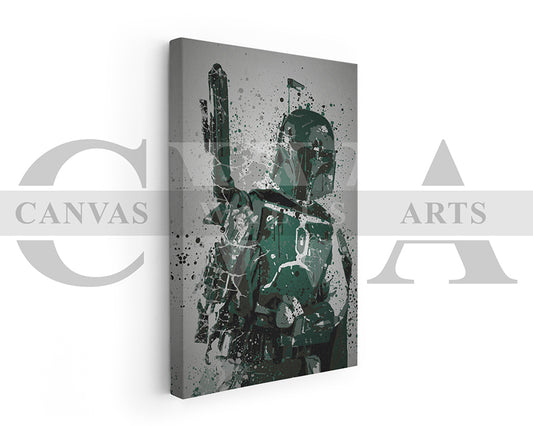 Star Wars Bounty Hunter Canvas Wall Art