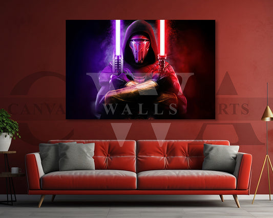 Star Wars Revan Was A Jedi Knight Canvas Wall Art