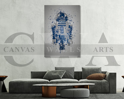 Star Wars Robot Canvas Wall Art