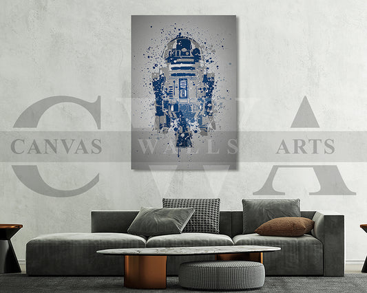 Star Wars Robot Canvas Wall Art