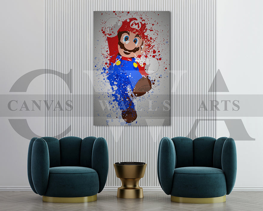 Super Mario Canvas Wall Art