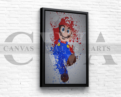 Super Mario Canvas Wall Art