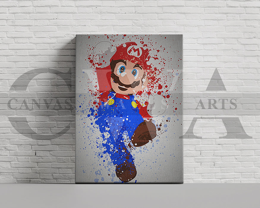 Super Mario Canvas Wall Art