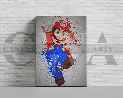 Super Mario Canvas Wall Art