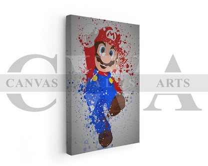 Super Mario Canvas Wall Art