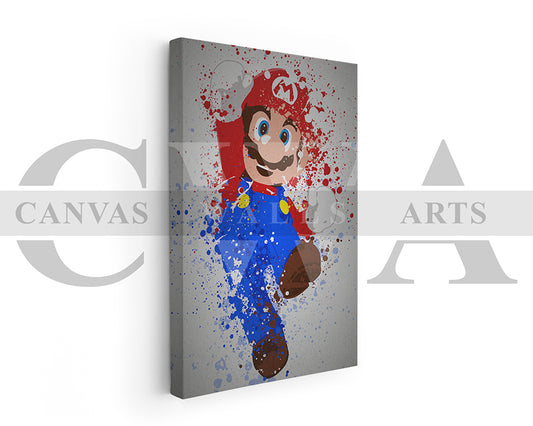 Super Mario Canvas Wall Art
