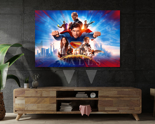 Superman Canvas Wall Art