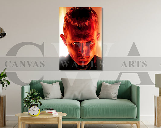 T1000 Canvas Wall Art Abstract Movie Poster Print