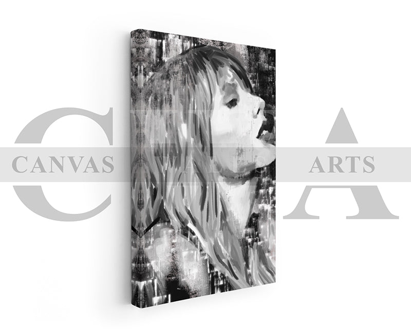 Taylor Swift Canvas Wall Art Abstract Music Poster Print