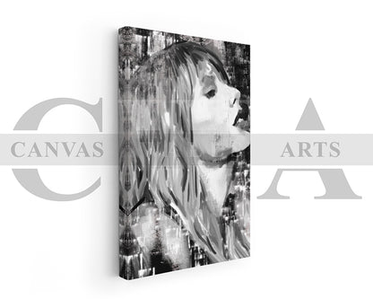 Taylor Swift Canvas Wall Art Abstract Music Poster Print