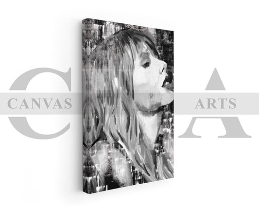 Taylor Swift Canvas Wall Art Abstract Music Poster Print