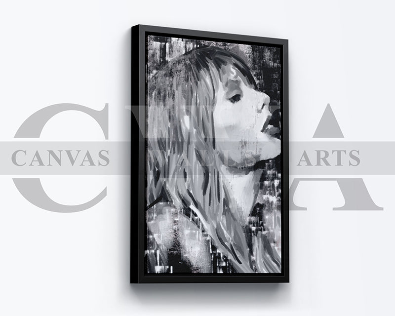 Taylor Swift Canvas Wall Art Abstract Music Poster Print