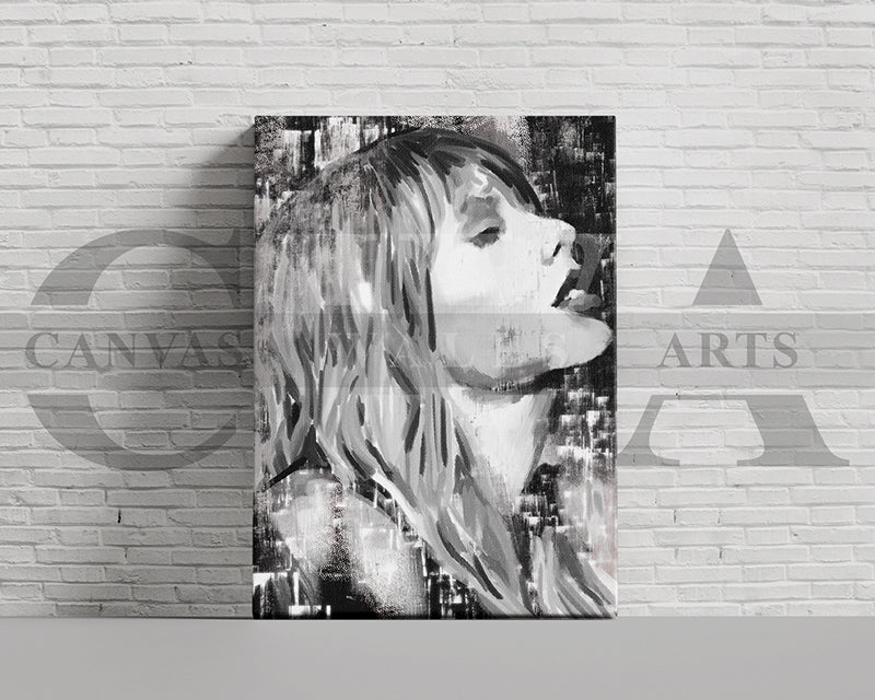 Taylor Swift Canvas Wall Art Abstract Music Poster Print