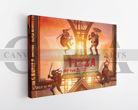 Teenage Mutant Ninja Turtles Mutant Mayhem Canvas Wall Art