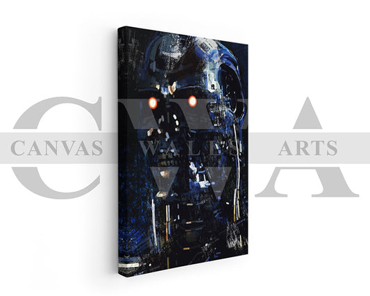 Terminator T800 Canvas Wall Art Movie Poster