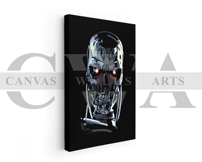 Terminator T800 Canvas Wall Art Movie Poster Frame