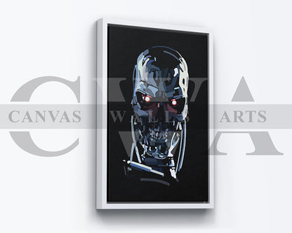 Terminator T800 Canvas Wall Art Movie Poster Frame